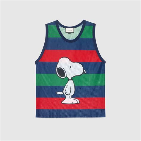 gucci snoopy|Gucci Snoopy mesh tank.